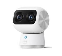 eufy Security Indoor Cam S350 Dual Cameras 4K UHD Indoor Security Camera with 8× Zoom and 360° PTZ, Ideal for Baby Monitor/Pet & Dog Camera/Home Security, Human/Pet AI, Dual-Band Wi-Fi 6