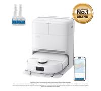 eufy Omni C28 Robot Vacuum (White) and Mop with 2 bottles of eufy Floor Cleaning Solution