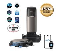 eufy Omni S2 Robot Vacuum & Mop | 30,000Pa, HydroJet 2.0 Self-Cleaning, AI Navigation, All-in-One Station