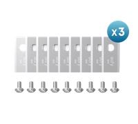 eufy Replacement Blade Set: 3*(9 Lawn Mower Blades and 9 Screws) Compatible E15 / E18 / C15