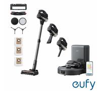 Eufy Robot Vacuum 3-In-1 E20 with Handheld Vacuum, Stick Vacuum and Auto-Empty S