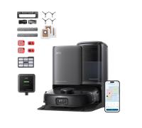 eufy Robot Vacuum Omni E25 with Complete Accessory Kit and cleaning solution Black