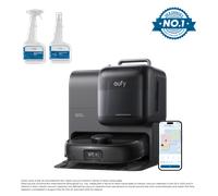 eufy Robot Vacuum Omni E28+ Floor Cleaner+ Fabric Cleaner Black