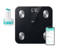 eufy RoboVac Hard Floor Cleaning Solution (2 Bottles) + eufy Weighing Scales for Body Weight, Digital Bathroom Scales with Bluetooth, Body Fat Scales, 12 Measurements, Weight/Body Fat/BMI