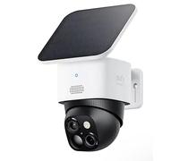 SoloCam S340 Wireless Outdoor Security Camera with Dual Lens and Solar Panel White