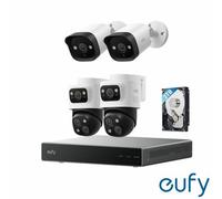 Eufy S4 4K Nvr Security System With 4 Cameras, Ptz Auto Tracking, 2Tb Hdd, Ai Detection, Colour Night Vision, Poe Cctv
