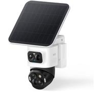 EUFY S4 4K Ultra HD WiFi Bullet-PTZ Security Camera with Solar Panel - 32 GB, White