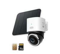 eufy Security 4G LTE Cam S330 with Wi-Fi, 4K UHD Pan Tilt, Wireless, Solar Powered with Solar Panel, AI Human/Vehicle Tracking, with SIM Card