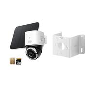 eufy Security 4G LTE Cam S330 with Wi-Fi, 4K UHD Pan Tilt, Wireless, Solar Powered with Solar Panel,with Mount Bracket AI Human/Vehicle Tracking, with SIM Card