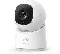 eufy Security C220 Indoor Surveillance Camera with 2K Resolution 360° Rotation Tilt Wired Indoor Surveillance Camera with Wi-Fi AI Human Detection