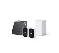 eufy Security eufyCam 2C 2-Cam Kit with Solar Panel Solar Security Camera Outdoor Wireless, Home Security System, HomeKit Compatibility, 1080p HD, IP67 Design, Colour Night Vision, No Monthly Fee
