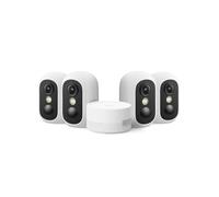 eufy Security Camera Outdoor Wireless,eufyCam C35 4 Pack with HomeBase Mini | Indoor Camera,Magnetic Mount,Colour Night Vision,No Monthly Fee,IP67, Solar Panel Compatible,Facial Recognition,Local Storage