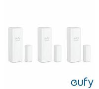 Eufy Security Entry Sensor 3 Pack Door & Window Alarm With 100Db Siren, Easy Install, No Monthly Fees