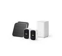 eufy Security eufyCam 2C 2-Cam Kit with Solar Panel Solar Security Camera Outdoor Wireless, Home Security System, HomeKit Compatibility, 1080p HD, IP67 Design, Colour Night Vision, No Monthly Fee