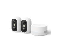 eufy Security eufyCam C35 2-Cam Kit, Wireless Security Indoor/Outdoor Camera, Magnetic Mount, Color Night Vision, Local Storage, No Monthly Fee, IP67, Facial Recognition, Solar Panel Compatible, White