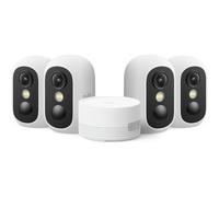 eufy Security eufyCam C35 4 Pack with HomeBase Mini Wireless Indoor/Outdoor IP67