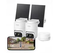 eufy Security eufyCam C37 2-Cam Kit, 360°Pan&Tilt AI Tracking,HomeBase Mini