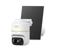 eufy Security eufyCam C37 4K Edition, Solar Cameras Wireless Outdoor | 360° Pan & Tilt AI Tracking, People/Pet/Vehicle Detection, Flexible Solar Panel, Colour Night Vision, No Monthly Fee