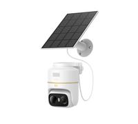 eufy Security eufyCam C37 4K Edition,Solar Security Camera Wireless Outdoor | 360° Pan & Tilt AI Tracking, People/Pet/Vehicle Detection, Flexible Solar Panel, Colour Night Vision, No Monthly Fee