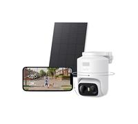 eufy Security eufyCam C37,Solar Security Camera Outdoor Wireless,360° Pan & Tilt AI Tracking,2K Solar Camera,People/Pet/Vehicle Detection,Colour Night Vision,No Monthly Fee