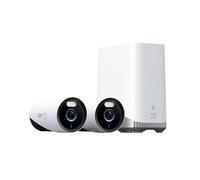 eufy Security eufyCam E330 2-Cam Kit 4K Outdoor Security Camera System, 10CH Wired Wi-Fi NVR for 24/7 Recording, Face Recognition AI, IP67 Weatherproof, No Monthly Fee(1 Year Warranty)