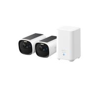 eufy Security eufyCam E40 2-Cam Kit (HomeBase 2) Solar Security Camera Outdoor Wireless, 2K Resolution with Integrated Solar Panel, MaxColour Night V
