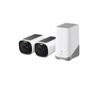 eufy Security eufyCam E40 2-Cam Kit (HomeBase S380) Solar Security Camera Outdoor Wireless, 2K Resolution, MaxColour Night Vision, HomeKit Compatible, Expandable Local Storage, No Monthly Fee