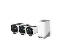 eufy Security eufyCam S3 Pro 3-Cam Kit, Solar Camera Outdoor Wireless, MaxColor Night Vision, 4K Security Camera with Solar Panel, Face Recognition AI, Expandable Local Storage, No Monthly Fee