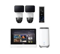 eufy Security Garden Safety Kit 1, Doorstep to Garden Protection | 2-Camera and Video Doorbell Kit with HomeBase S380, and Smart Display E10, Cross-Cam Tracking, One-Tap Control, Easy Setup