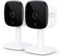 eufy Security Indoor Cam C120 2-Cam Kit | 2K Security Indoor Camera | Plug-in Camera with Wi-Fi | Human and Pet AI | Works with Voice Assistants | Night Vision | Two-Way Audio | HomeBase 3 Compatible