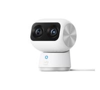 eufy Security Indoor Cam S350 Dual Cameras 4K UHD Indoor Security Camera with 8× Zoom and 360° PTZ, Ideal for Baby Monitor/Pet & Dog Camera/Home Security, Human/Pet AI, Dual-Band Wi-Fi 6
