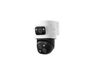 eufy Security PoE Bullet-PTZ CCTV Camera S4 Add-On, Wired Outdoor Cam, 4K UHD Triple Lens, 122° FOV, 360° Coverage, 8× Auto Zoom, AI Tracking, Red & Blue Lights, Colour Vision, 24/7 Recording, IP65