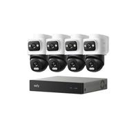 eufy Security PoE CCTV Camera System E50, 4K Dual-Lens, Bullet-PTZ Camera | Cross-Cam Tracking,24/7 Recording, Smart Video Finder, 360° Coverage, 5x Zoom, Colour Night Vision, Up to 16CH, NO HDD