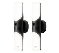 eufy Security S100 Wired Wall Light Cam 2Pack Security Camera Outdoor 2K Camera with 1200 Lumen Light Color Night Vision
