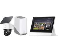 eufy Security Smart Display E10 S380 HomeBase (HomeBase 3) SoloCam S340 Dual Cameras Solar Security Camera Outdoor Wireless, 3K Home Security Camera