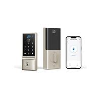 eufy Security Smart Lock C220, Fingerprint Keyless Entry Door Lock, Built-in Wi-Fi, App Remote Control, Front Door Smart Deadbolt, IP53 Waterproof, 8-Months Battery, Nickel