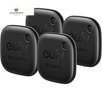 eufy Security SmartTrack Link Bluetooth Item Finder and Key 4er-Pack, Black