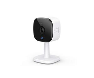 eufy security Solo IndoorCam C24, 2K Security Indoor Camera, Plug-in Camera with Wi-Fi, IP Camera, Human & Pet AI, Voice Assistant Compatibility, Night Vision, Two-Way Audio, HomeBase not Compatible