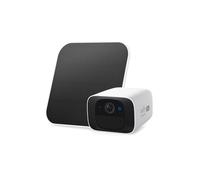 eufy Security SoloCam C210 with Solar Panel, Wireless Outdoor WiFi Surveillance Camera, 2K Resolution, 2.4GHz Wi-Fi, No Monthly Fee, White., T8B00