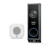 eufy Security Video Doorbell Camera E340 (Wired/Battery Powered) with Chime 2, Dual Cameras with Delivery Guard, 2K Full HD and Color Night Vision,6500 mAh Rechargeable Battery,No Monthly Fee,2.4GHz W