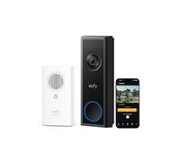 eufy Security Video Doorbell Camera Wireless C31 with Chime, 2K FHD, Dual Power Options, Live Video Call, Easy Installation, Quick-Release Battery, 24/7 Recording, No Monthly Fee