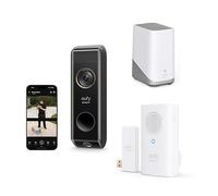 eufy Security Video Doorbell Dual Camera S330 (Battery-Powered) Add-on with S380 HomeBase, Add-on Chime,2K HD Video Doorbell with Package Detection, Family Recognition, No Monthly Fee