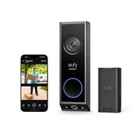 eufy Security Video Doorbell E340 Dual Cameras with Delivery Guard 2K Full HD Wireless Video Doorbell Camera, Wired/Battery Powered, Colour Night Vision, 6,500mAh Rechargeable Battery, No Monthly Fee