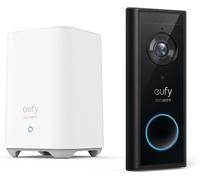 eufy Security, Video Doorbell S220 2K (Battery-Powered) with HomeBase, 2K HD, No Monthly Fee, On-Device AI Detection,16GB Local Storage, Simple Self-Installation, Compatible Devices