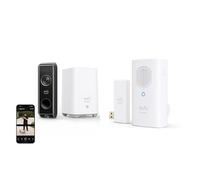 eufy Security Video Doorbell S330 (Battery-Powered) with Homebase+Add-on Chime for S220/S330,Dual Motion Detection, Package Detection, 2K HD, No Monthly Fee, 16GB Local Storage