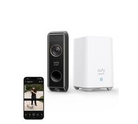 eufy Security Video Doorbell S330 (Battery-Powered) with Homebase, Dual Camera,2K HD,Dual Motion Detection, Package Detection,Smart Recognition, No M