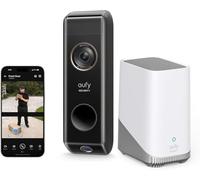 eufy Security Video Doorbell S330 (Battery-Powered) with Homebase, Dual Motion Detection, 2K HD, No Monthly Fee, 16GB Local Storage