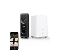 eufy Security Video Doorbell Dual Camera (Battery-Powered) with Homebase, Dual Motion Detection, Package Detection, 2K HD, No Monthly Fee, 16GB Local