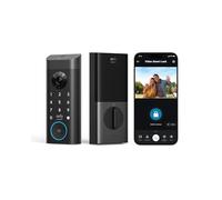 eufy Security Video Smart Lock E330, 3-in-1 Camera+Doorbell+Fingerprint Keyless Entry Door Lock, Smart Built-in Wi-Fi Deadbolt for Front Door, Auto Lock, App Remote Control, Easy Installation