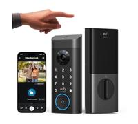 eufy Security Video Smart Lock E330, Fingerprint Keyless Entry Door Lock | Smart Deadbolt with Doorbell Camera and Built-in Wi-Fi, Auto Lock for Front Door, 8GB Built-in Storage, Easy Installation